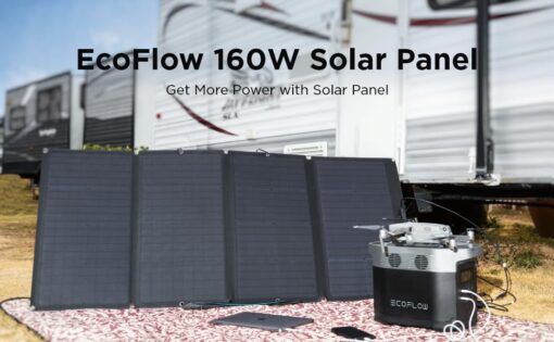 EcoFlow EFSOLAR160W 160W Portable Durable Waterproof Solar Panel w/Kickstand - Image 6