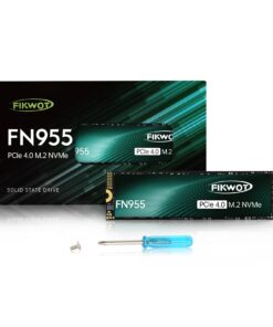 Fikwot FN955 2TB NVMe SSD M.2 2280 PCIe Gen4x4, Up to 7300MB/s, 3D NAND TLC Flash Internal Solid State Drive, Configure SLC Cache, Storage and Memory Expansion for PS5 Laptop Desktop