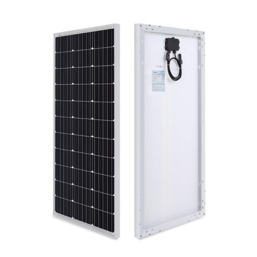 Renogy 200 Watt 12 Volt Monocrystalline Solar Panel Starter 20A Rover MPPT Charge Controller/Mounting Z Brackets/Tray Cable/Adaptor Kit for RV, Boats, Trailer, Camper, Marine,Off-Grid System, 200W - Image 4