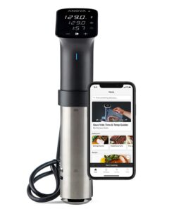 Anova Culinary Sous Vide Precision Cooker Pro, 1200 Watts, Black and Silver