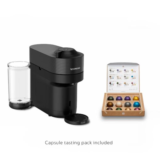 Nespresso Vertuo Pop+ Coffee and Espresso Machine by De'Longhi with Aeroccino Milk Frother, Liquorice Black - Image 5