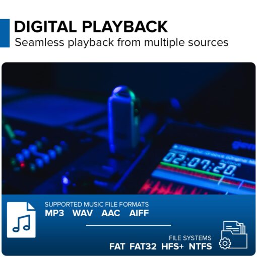 Gemini Sound MDJ-500 - Professional DJ Media Player, Compact Design with Full-Featured Performance, Compatible with Virtual DJ, Perfect for Beginners - Image 5