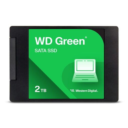 Western Digital 2TB WD Green Internal PC SSD Solid State Drive - SATA III 6 Gb/s, 2.5"/7mm, Up to 550 MB/s - WDS200T2G0A