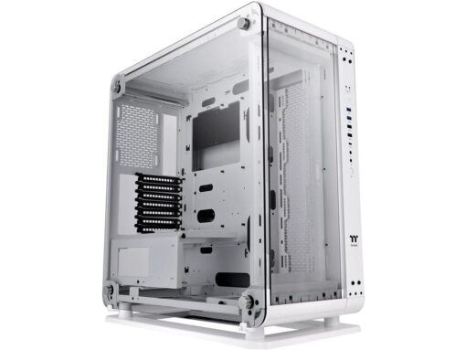 Thermaltake The Core P6 TG Snow Edition transformable ATX Mid Tower Fully Modular Computer Case with Tt LCS Certification CA-1V2-00M6WN-00