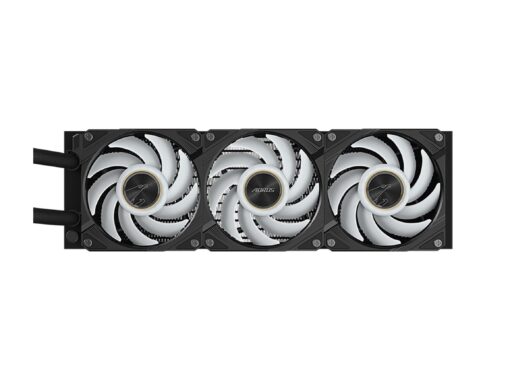 AORUS WATERFORCE X II 360 Liquid CPU Cooler, 360mm Radiator with 3X 120mm Low Noise ARGB Fans, Compatible with Intel LGA1851, LGA1700, and AMD AM5(GP-AORUS WATERFORCE X II 360) - Image 5