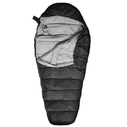 ActionHeat Electric Heated Sleeping Bag for Adults – Portable Mummy Style 5V Battery Powered Heat Sleeping Bag for Camping or Outdoor Hiking Cold Weather Black - Image 4