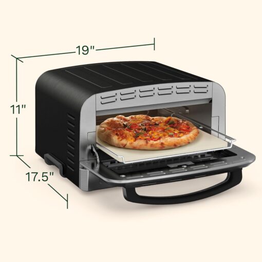 Cuisinart Indoor Pizza Oven – Bake 12” Pizzas in Minutes – Portable Countertop Pizza Oven – Stainless Steel – CPZ-120BKS - Image 6