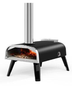 aidpiza Pizza Oven Outdoor 12" Wood Fired Pizza Ovens Pellet Pizza Stove for outside, Portable Stainless Steel Pizza Oven for Backyard Pizza Oven
