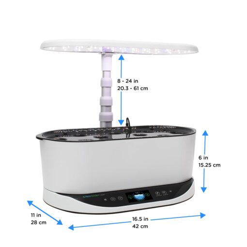 AeroGarden Bounty - Indoor Garden with LED Grow Light, WiFi and Alexa Compatible, White - Image 3