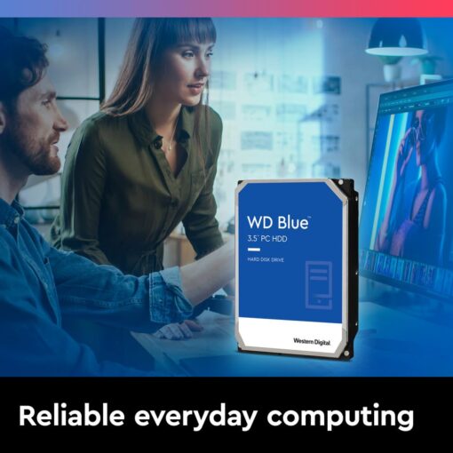 Western Digital 6TB WD Blue PC Internal Hard Drive - 5400 RPM Class, SATA 6 Gb/s, , 64 MB Cache, 3.5" - WD60EZRZ - Image 8