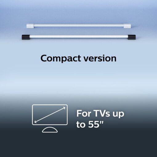 Philips Hue Compact Smart Light Tube, White - White and Color Ambiance LED Color-Changing Light - 1 Pack - Sync with TV, Music, and Gaming - Requires Bridge and Sync Box - Control with App or Voice - Image 6
