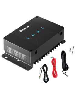 Renogy 12V 50A DC to DC Battery Charger with MPPT, On-Board Battery for Gel, AGM, Flooded and Lithium Batteries, Using Multi-Stage Charging, Solar Panel and Alternator