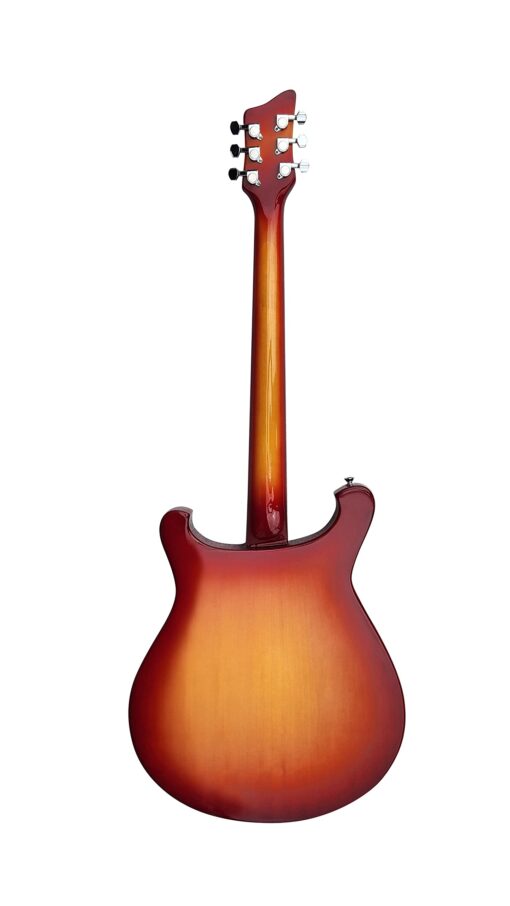IYV 6 String IYV-IRK-300 Semi Hollow Electric Guitar 3T Sunburst, Right, (IRK-300) - Image 4