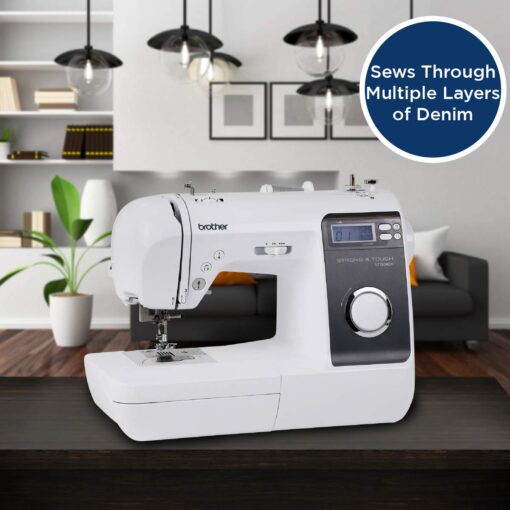 Brother ST150HDH Sewing Machine, Strong & Tough, 50 Built-in Stitches, LCD Display, 9 Included Feet - Image 10
