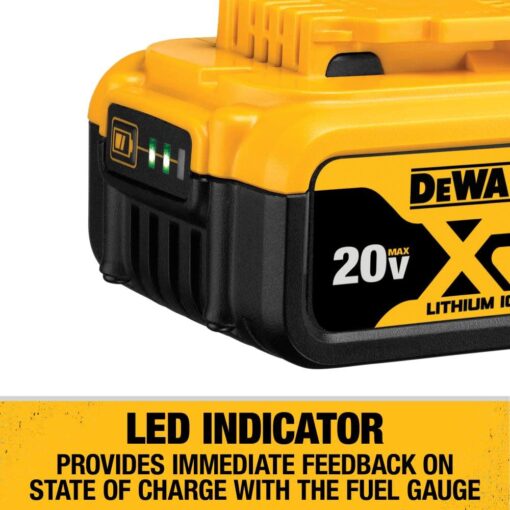 DEWALT 20V MAX 5 Ah Lithium Ion Battery and Charger Kit with Bag (DCB205CK) - Image 5