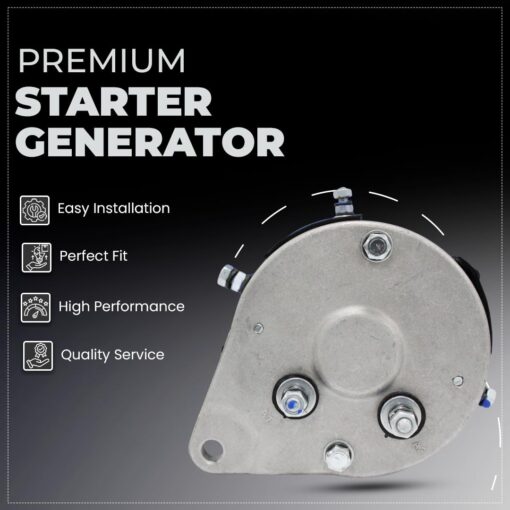 PARTS WORLD USA 12V Starter Generator for Club CAR DS Golf cart 1984-1996 FE290 FE350 Kawasaki 1018294-01 Gator TX Turf Carryall 1992-96 15435 3102201HI1 420-46000 MO63686 TMC000A0011 - Image 3