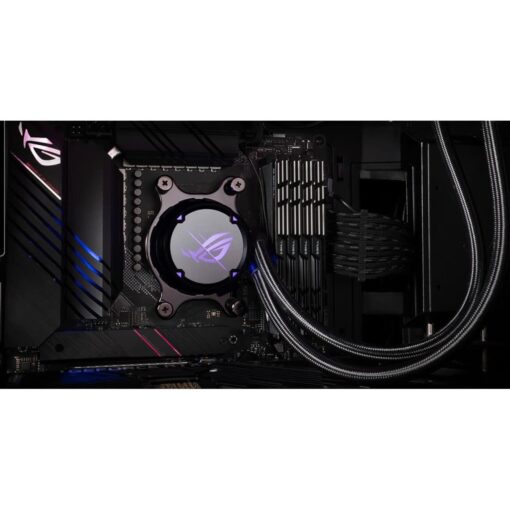 ASUS ROG Strix LC II 360 All-in-one AIO Liquid CPU Cooler 360mm Radiator, Intel LGA1700, 115x/2066 and AMD AM4/TR4 Support,Triple 120mm 4-pin PWM Fans - Image 5