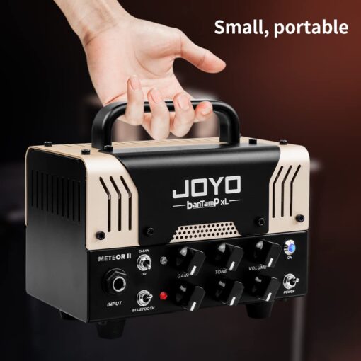 JOYO Meteor II BanTamp XL Series Mini Amp Head 20 Watt Preamp 2 Channel Hybrid Tube Guitar Amplifier Head for Electric Guitar with Bluetooth - Image 8