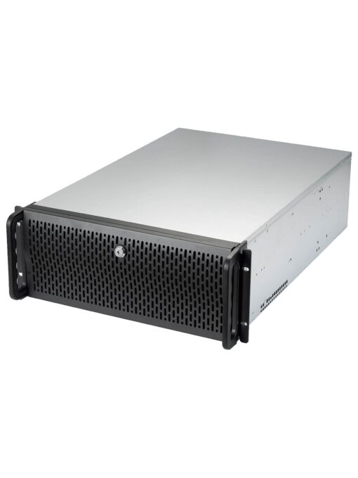 Rosewill 4U Server Chassis Rackmount Case | 15 3.5" HDD Bays | E-ATX Compatible | 6 Front 120mm Fans, 2 Rear 80mm Fans | 2X USB 3.0 | Front Panel Lock and Key | Silver/Black - RSV-L4500U