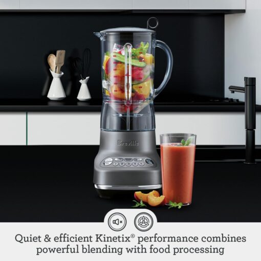 Breville BBL620SIL Fresh and Furious Blender, Silver - Image 6