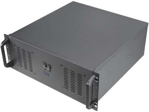 Rosewill 4U Server Chassis Rackmount Case | 11x 3.5 Bays, 3X 5.25 Devices| ATX, CEB Compatible | 2 120mm PWM Fan, 2 80mm PWM Fans | 2X USB 3.0, 1 USB-C 3.1 | Front Panel Lock and Key | - RSV-R4200U