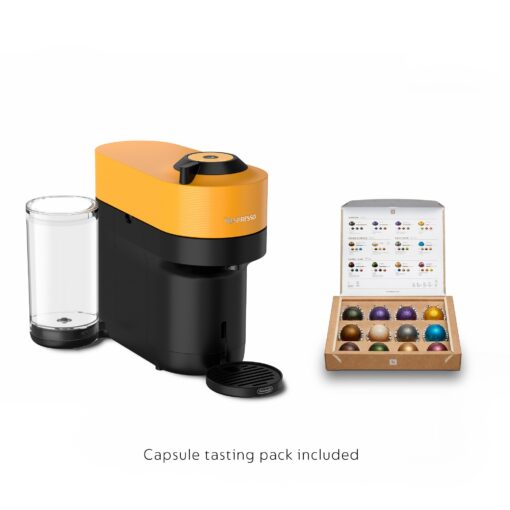 Nespresso Vertuo Pop+ by De'Longhi with Aeroccino, 1500 watts, Mango Yellow - Image 7