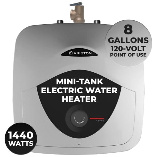 Ariston Andris Mini Tank Electric Water Heater – Heating Solution for Under Sink, RV, and Compact Spaces, Smart Boost for Versatile Heating, Simple Installation, 120-Volt, 8 Gallon Capacity - Image 9