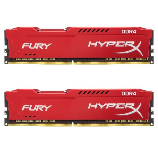 Kingston Technology HyperX Fury Red 16GB 2400MHz DDR4 CL15 DIMM Kit of 2 1Rx8 (HX424C15FR2K2/16)
