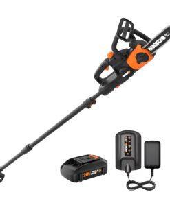 Worx WG323 20V Power Share 10" Cordless Pole/Chain Saw with Auto-Tension (Battery & Charger Included)