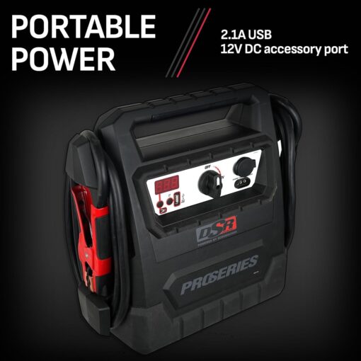 Schumacher Electric DSR159 - ProSeries Jump Starter - 12V 4000 Peak Amps Portable Car Jump Starter & Maintainer - Jumper Cables with Battery Pack - 700 Cranking Amps - Image 6