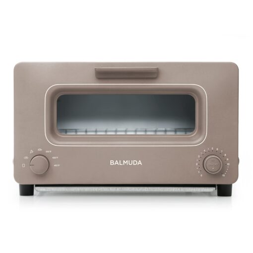 BALMUDA The Toaster | Steam Oven Toaster | 5 Cooking Modes: Sandwich Bread, Artisan Bread, Pizza & Pastry, Oven | Precise Heat Control | Steam Technology | Baking Pan | US Version | Taupe