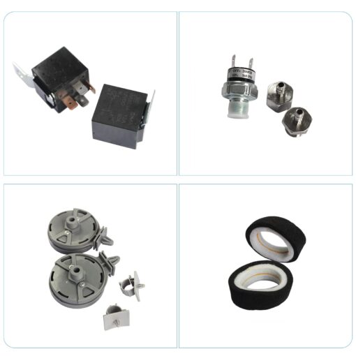 DICMIC 12V 444C 200 PSI Dual Value Pack Chrome Air Compressor for Auto/Motorcycle - Image 4