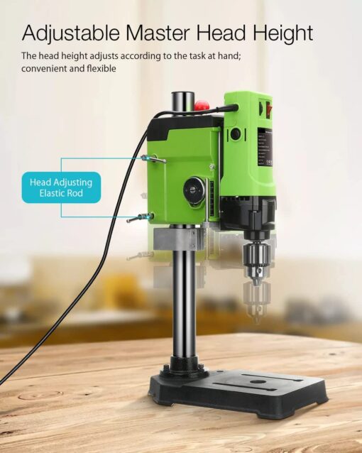 BACHIN Bench Drill Stand 1050W Mini Electric Bench Drilling Machine Drill Chuck 3-16mm - Image 3