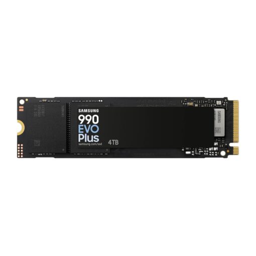 SAMSUNG 990 EVO Plus SSD 4TB, PCIe Gen 4x4 | Gen 5x2 M.2 2280, Speeds Up-to 7,250 MB/s, Upgrade Storage for PC/Laptops, HMB Technology and Intelligent Turbowrite 2.0, (MZ-V9S4T0B/AM)