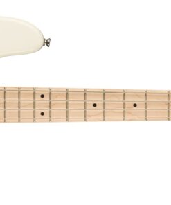 Squier Affinity Series Precision Bass, Olympic White, Maple Fingerboard
