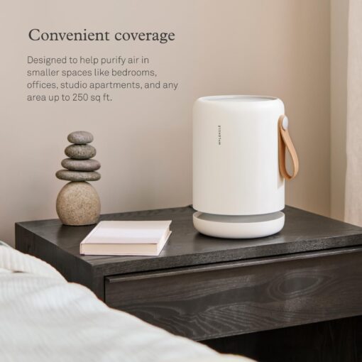 Molekule Air Mini+ | Air Purifier for Small Home Rooms up to 250 sq. ft. with PECO-HEPA Tri-Power Filter for Mold, Smoke, Dust, Bacteria, Viruses & Pollutants for Clean Air - White (Renewed) - Image 4