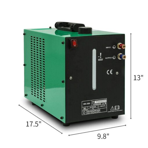 Tig Cooler, Tig Welder Torch Water Cooling system, 10L Water capacity,7L-12L/min Rated Water Flow with Flow Alarm, WRC-300A 110V - Image 7