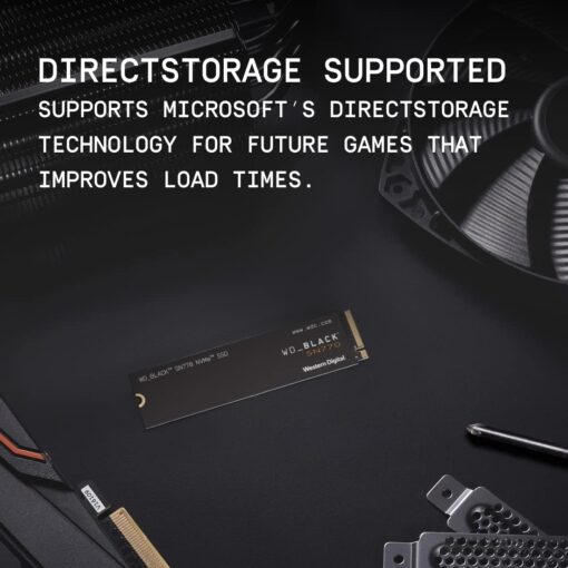Western Digital WD_BLACK 2TB SN770 NVMe Internal Gaming SSD Solid State Drive - Gen4 PCIe, M.2 2280, Up to 5,150 MB/s - WDS200T3X0E - Image 2