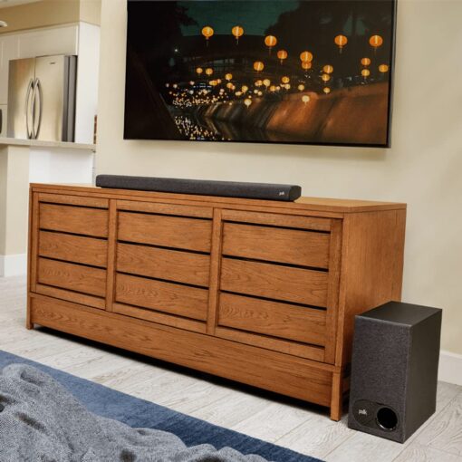 Polk Audio Signa S3 Sound Bar for TV & Wireless Subwoofer with Built-in Chromecast & Google Assistant, Low-Profile Design, Works with 8K, 4K & HD TVs, Bluetooth and Wireless Streaming - Image 5