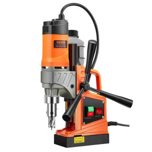 VEVOR Mag Drill Press, 1300W 1.57" Boring Diameter, 2922lbf Power Portable Magnetic Drill, 810 PRM, 11Pcs Drill Bits Electric Drilling Machine for Metal Surface, Industrial and Home Improvement - Image 8