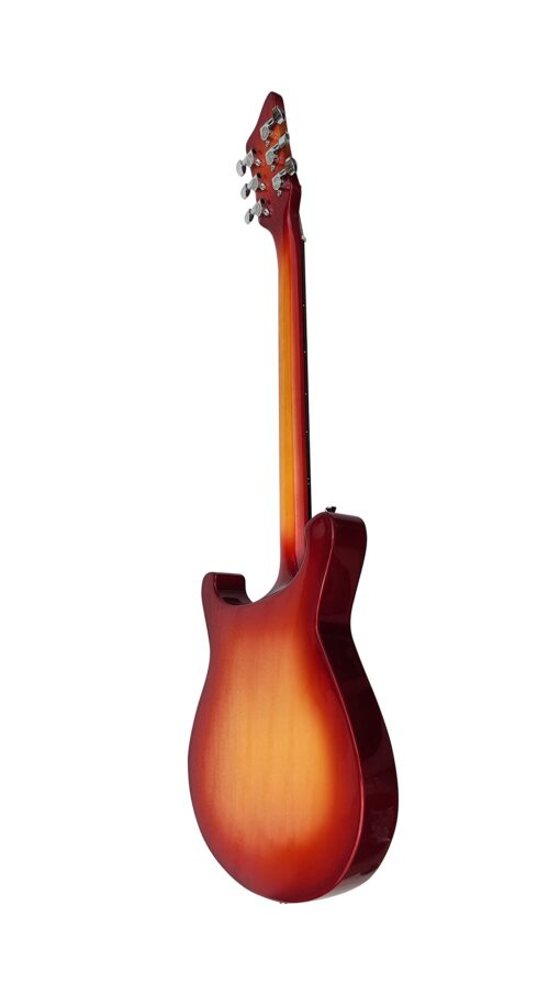 IYV 6 String IYV-IRK-300 Semi Hollow Electric Guitar 3T Sunburst, Right, (IRK-300) - Image 2