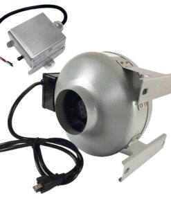 Tjernlund M-4DBT Automatic Dryer Duct Booster Exhaust Fan for Clothes Dryers