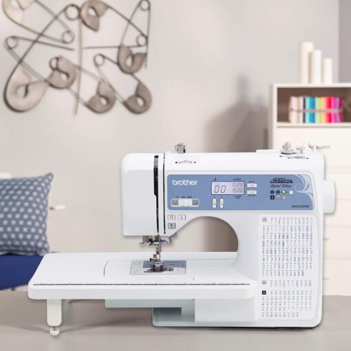 Brother XR9550PRW Sewing and Quilting Machine, Project Runway, 165 Built-in Stitches, LCD Display, Wide Table, 8 Included Feet - Image 2