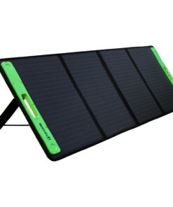 Topsolar 200W Foldable Portable Solar Panel Charger Kits for Portable Power Station Generator Cell Phones Camera Lamp 12V Car Boat RV Battery(Dual USB Ports & 19/14.4V DC Output)