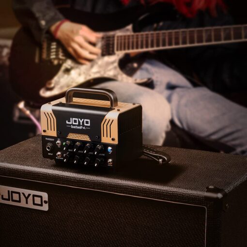 JOYO Tweedy BanTamp XL Series Mini Amp Head 20 Watt Preamp 2 Channel Hybrid Tube Guitar Amplifier Head for Electric Guitar with Bluetooth - Image 3