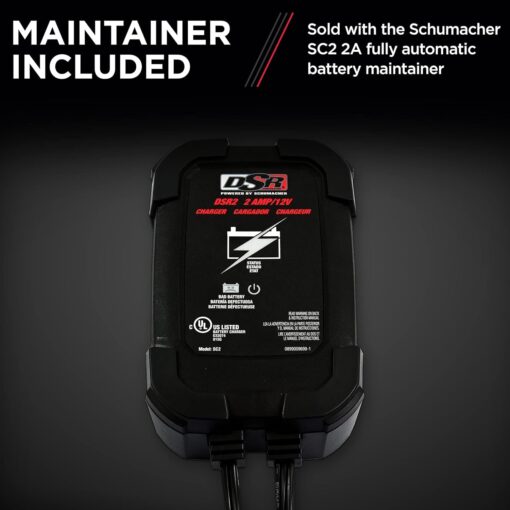Schumacher Electric DSR158 - ProSeries Jump Starter - 12V 2400 Peak Amps Portable Car Jump Starter + Maintainer - Jumper Cables with Battery Pack - 500 cranking amps - Image 5