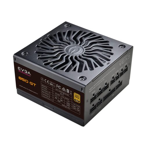 EVGA 850 GT, 80 Plus Gold 850W, Fully Modular, Auto Eco Mode with FDB Fan, 100% Japanese Capacitors, 7 Year Warranty, Includes Power ON Self Tester, Compact 150mm Size, Power Supply 220-GT-0850-Y1 - Image 6