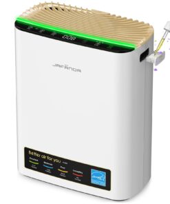Jafända HEPA Air Purifier for Bedroom, Allergen Air Cleaners for Home Large Room up to 1226ft², Mold Air Purifiers for Home, True HEPA Air Filter Removes 99.97% Pet Dander/Hair, Pollen Dust Smoke&VOCs