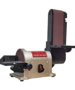 BUCKTOOL 5.0A Belt Disc Sander 4 in x 36 in Belt and 6 in Disc Sander with 3/4HP Direct-drive Motor and Portable Al Base, BD4603 Upgraded Model