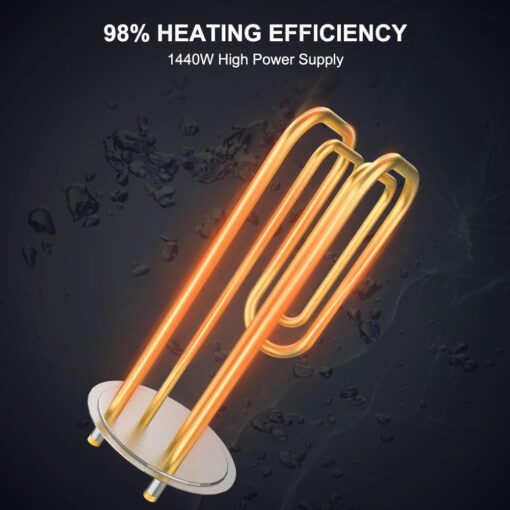 CAMPLUX Hot Water Heater 4 Gallon, On-demand Water Heater Electric Water Heaters with Cord Plug 1.44kW at 120 Volts - Image 5